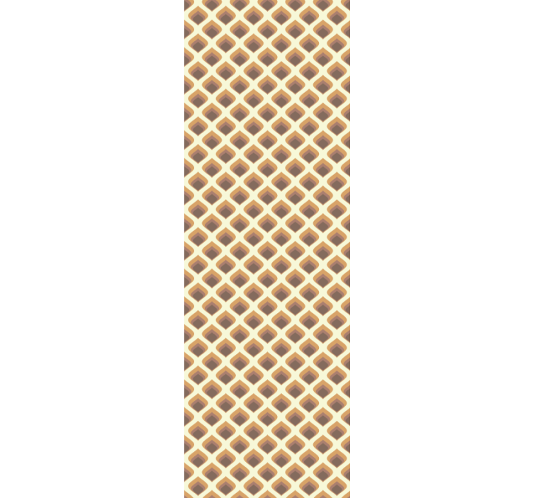 Jahrgang Tapete 60er blütenblätter - TenStickers