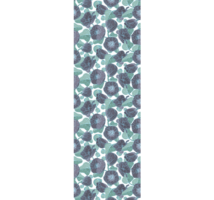 Tapete Blumen Malvenblüten - TenStickers