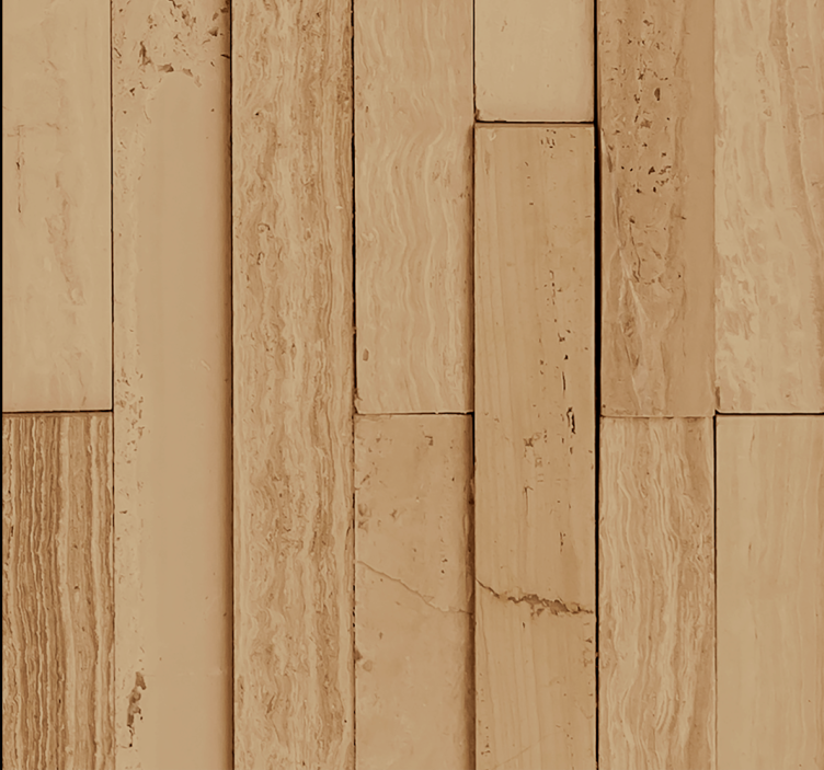 Korridor Tapeten helles eichenholz - TenStickers