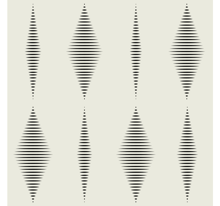 Geometrische Tapete rabaul ikat - TenStickers