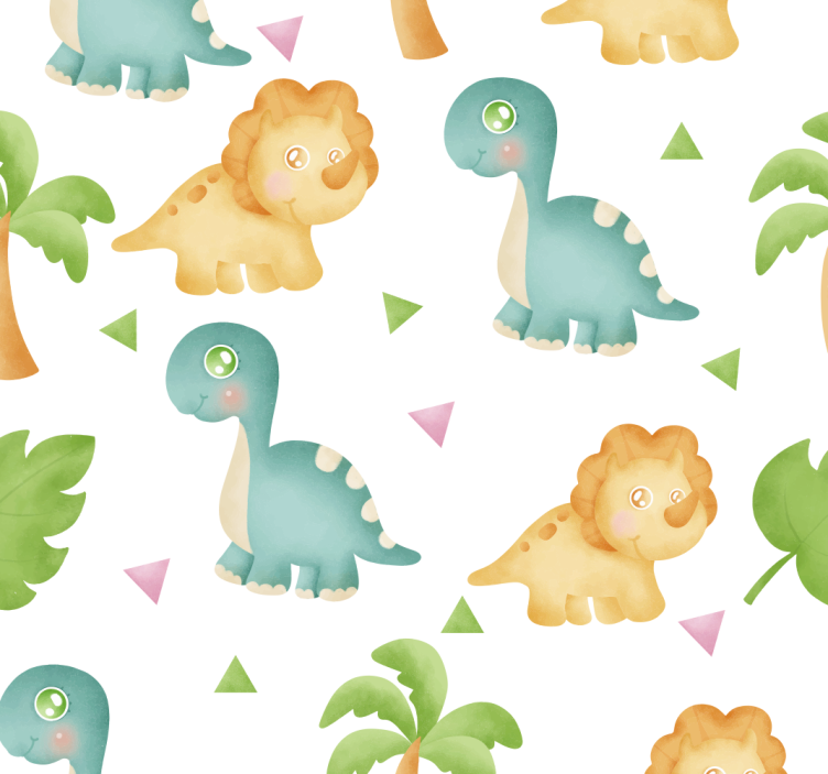 Dino Tapete dinosaurier-spielzeit - TenStickers
