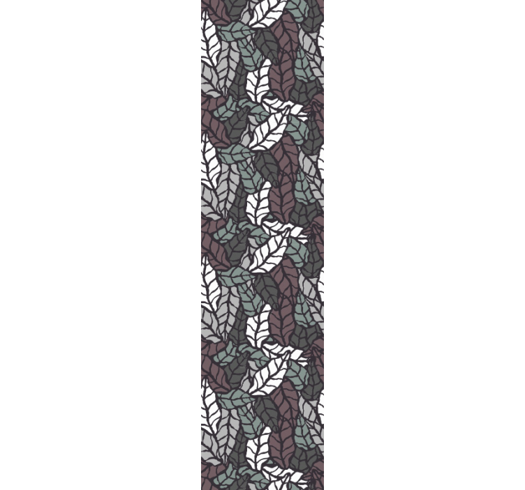 Klassische tapete mit blättern natur - TenStickers