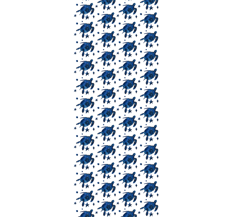 Tapete Tiere blaue meeresschildkröten - TenStickers