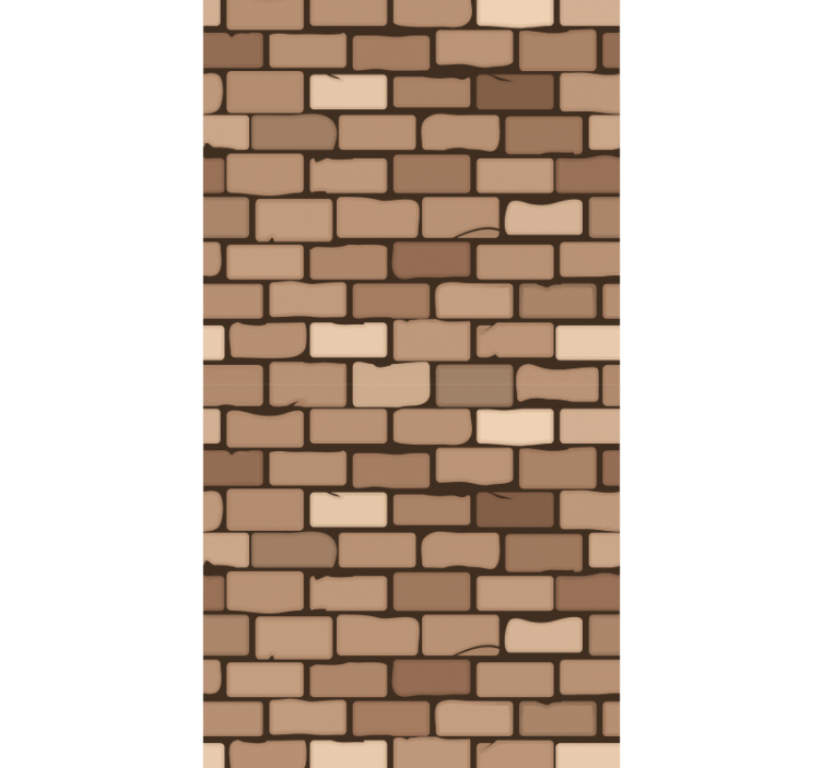 Tapete Küche moderne ziegelstruktur - TenStickers