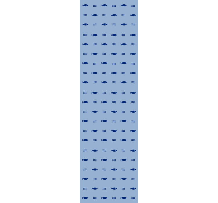 Tapete Fische Minimalistisches Fischmuster - TenStickers