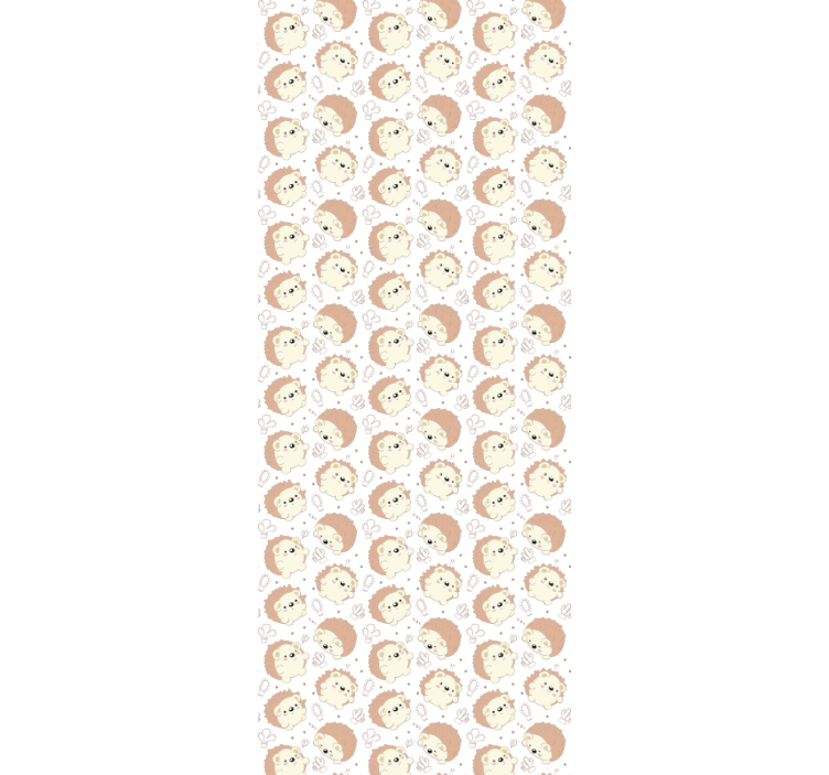 Tapete kinderzimmer mit igelmotiv - TenStickers