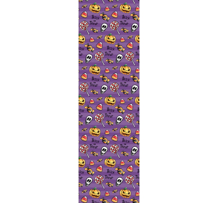 Halloween Tapete thema „gruselige leckereien“ - TenStickers