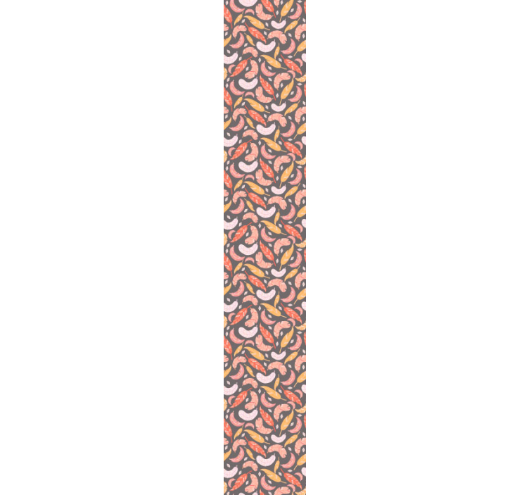 Tapete Blätter buntes federmuster - TenStickers