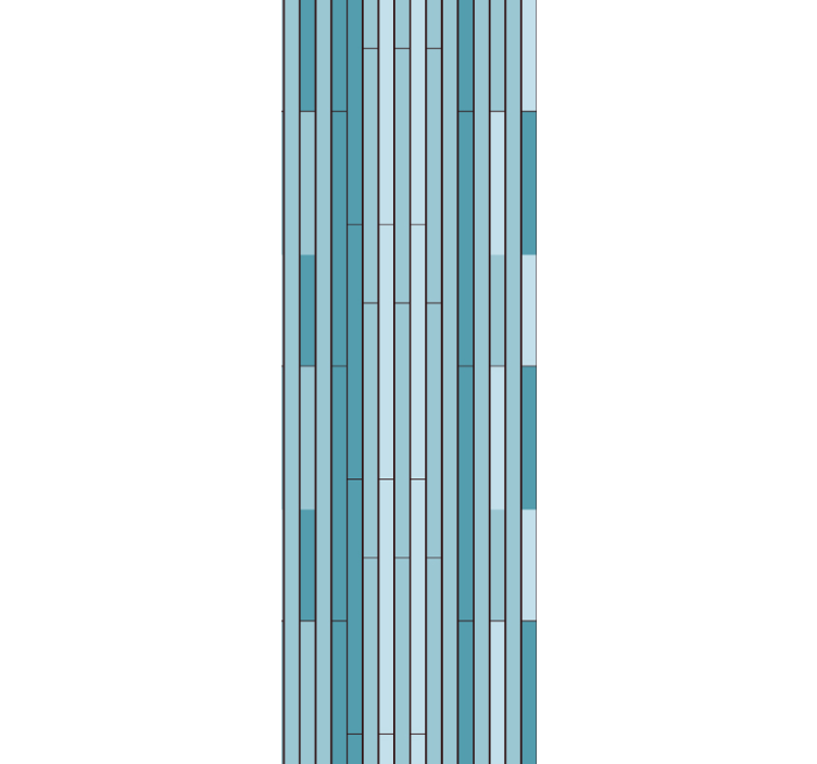Tapete Holzoptik Blau gefärbtes holz - TenStickers