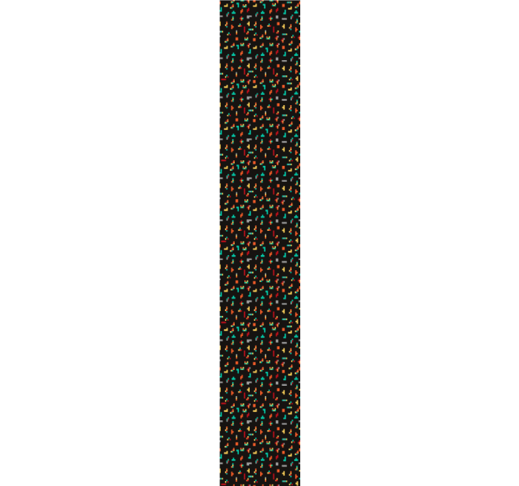 Tapete geometrische Muster bunte spielformen - TenStickers