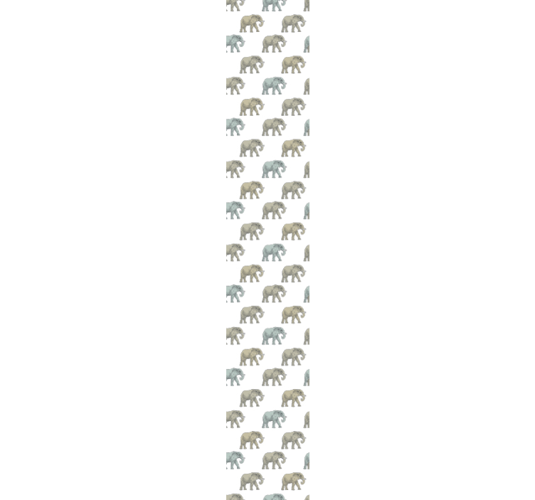 Elefanten Tapete elefantenparade - TenStickers
