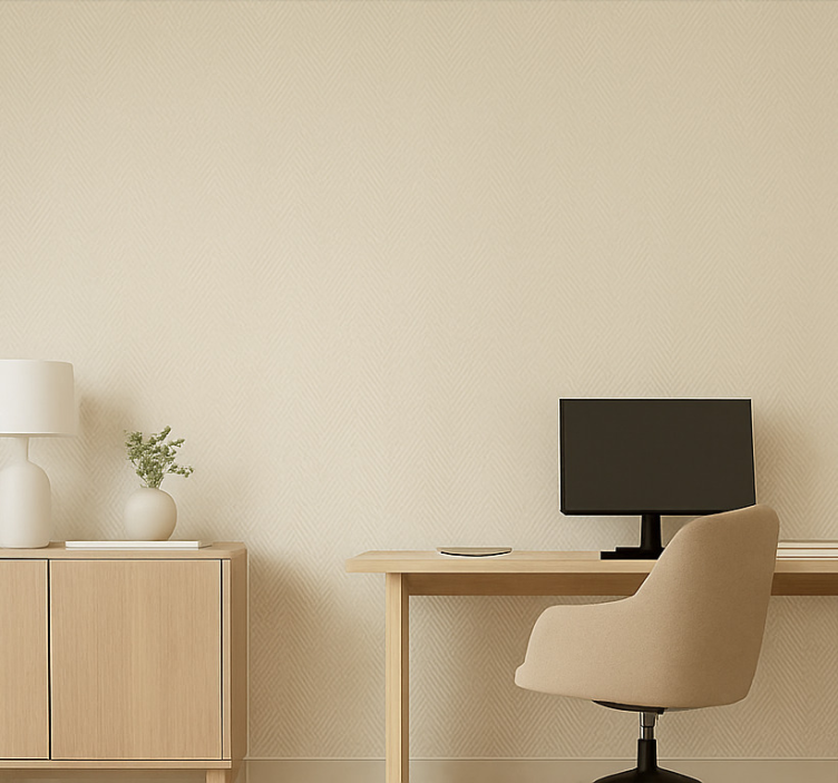 Büro Tapete leinenstoffmuster - TenStickers