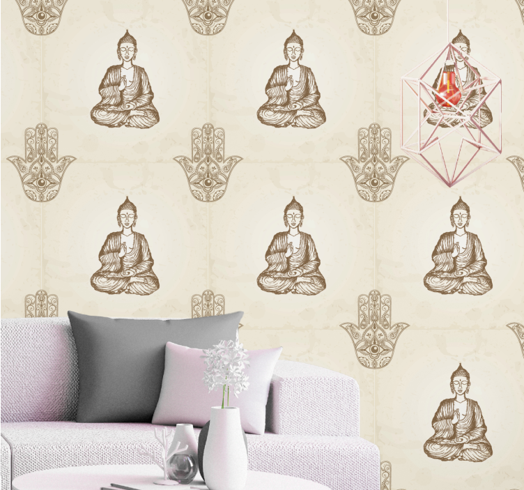 Kunst Tapete buddha-motiv - TenStickers