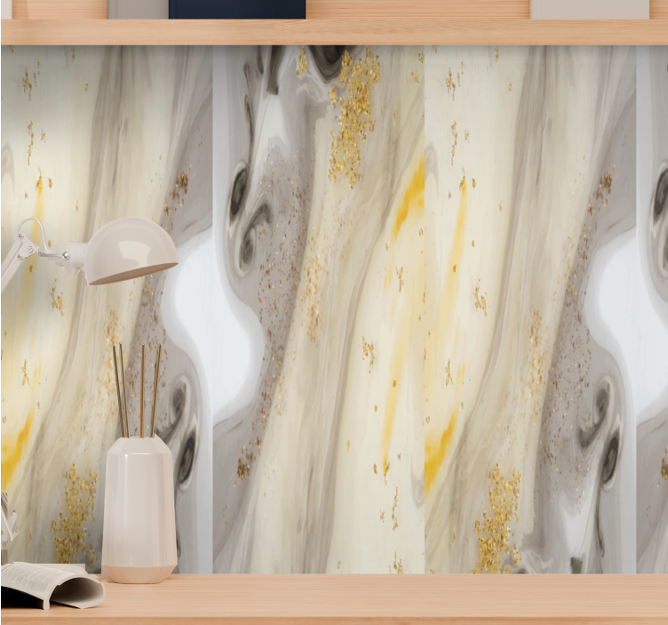 Marmor Tapete elegantes graues design - TenStickers