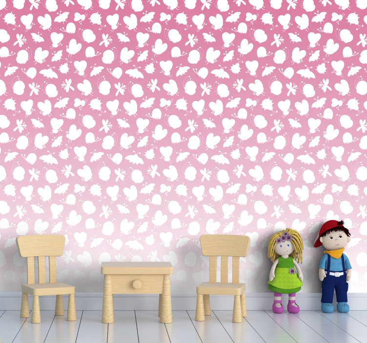 Tapete Schmetterling schmetterlingsmuster - TenStickers