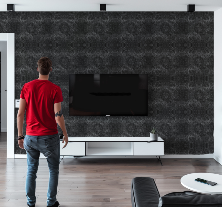 Tapete schwarz carbon-effekt - TenStickers