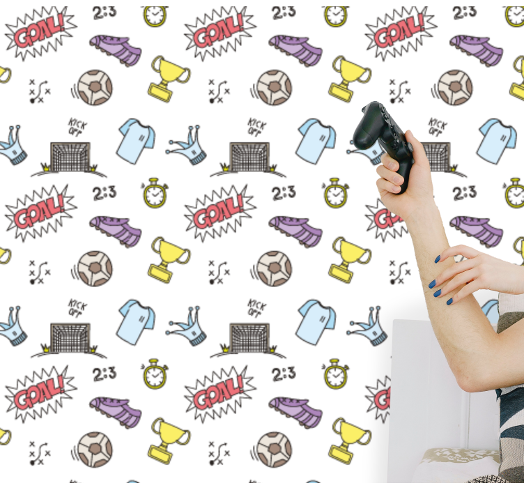 Tapete Baby fußball-spaß-thema - TenStickers