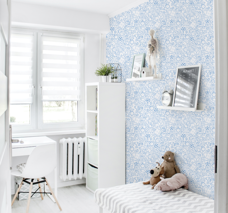 Tapete Baby sport-doodle-muster - TenStickers