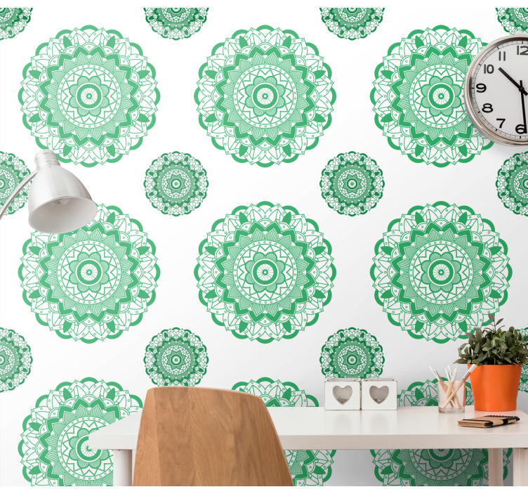 Tapete Home Office mandala-motiv-design - TenStickers