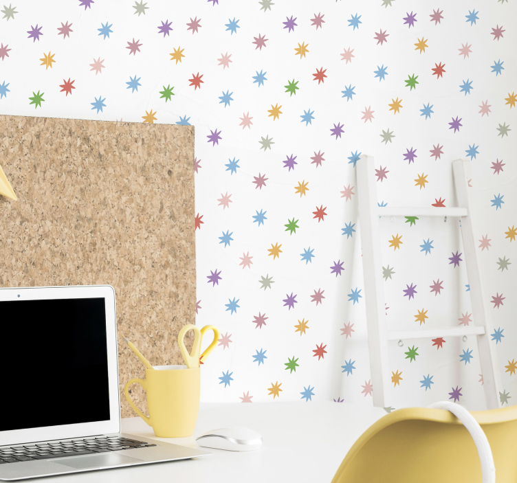 Tapete Home Office starburst-muster - TenStickers