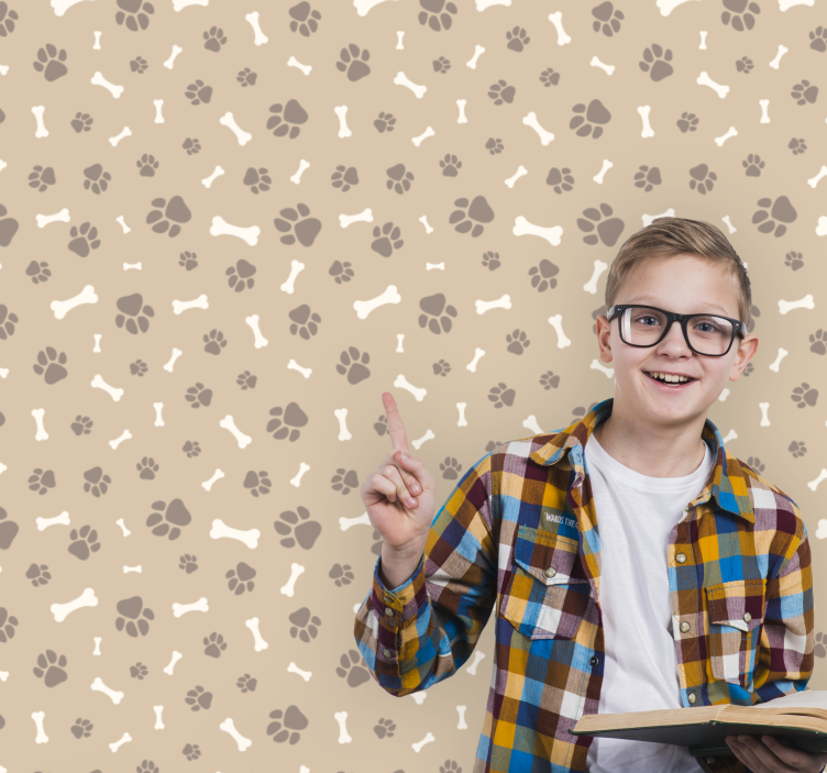 Tapete Hunde hunde-silhouetten - TenStickers