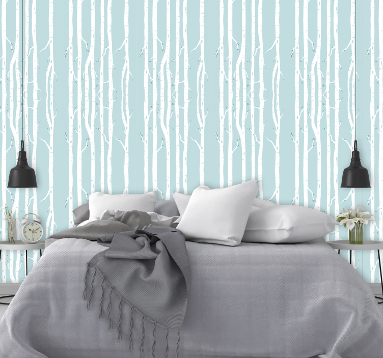 Tapete Baum elegante dünne badehosen - TenStickers