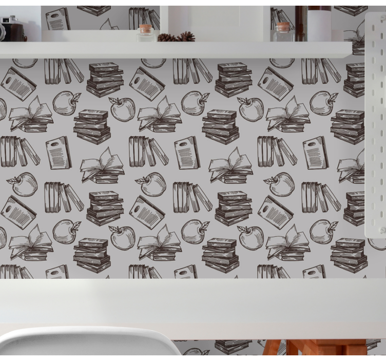 Tapete Schriftzug literarische skizze - TenStickers