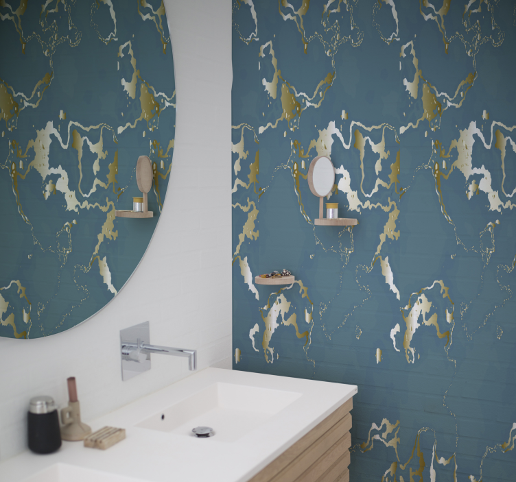 Marmor Tapete moderne Tapete mit marmormuster - TenStickers