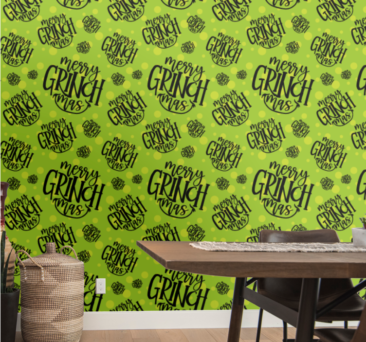 Weihnachtstapete festliches charaktermuster - TenStickers